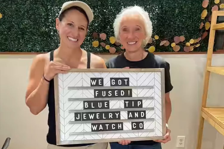 Mom and Daughter - Permanent Jewelry - Over 15,000 fused at Blue Tip Jewelry and Watch Co in Wadsworth