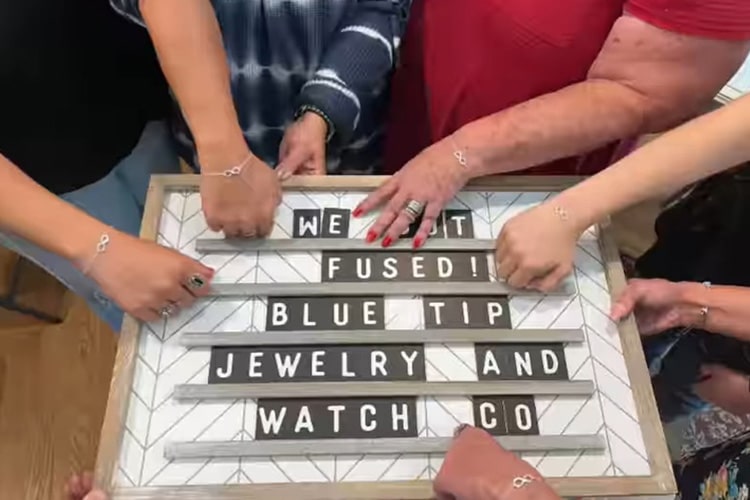 More Permanent Jewelry Customers - Over 15,000 fused at Blue Tip Jewelry and Watch Co in Wadsworth