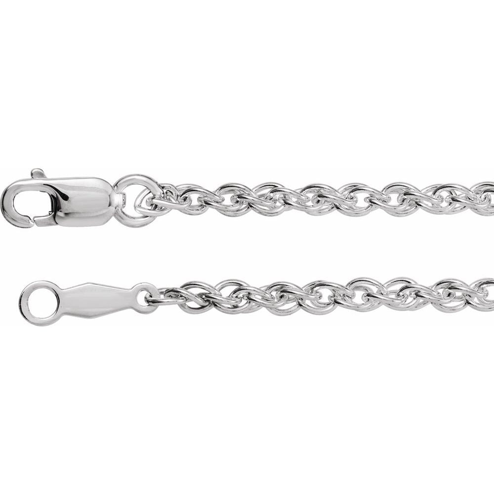 Sterling Silver Rope Chain