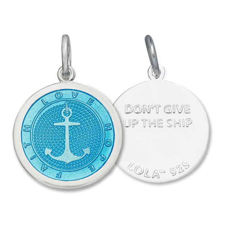 Anchor Pendant Blue LOLA jewelry