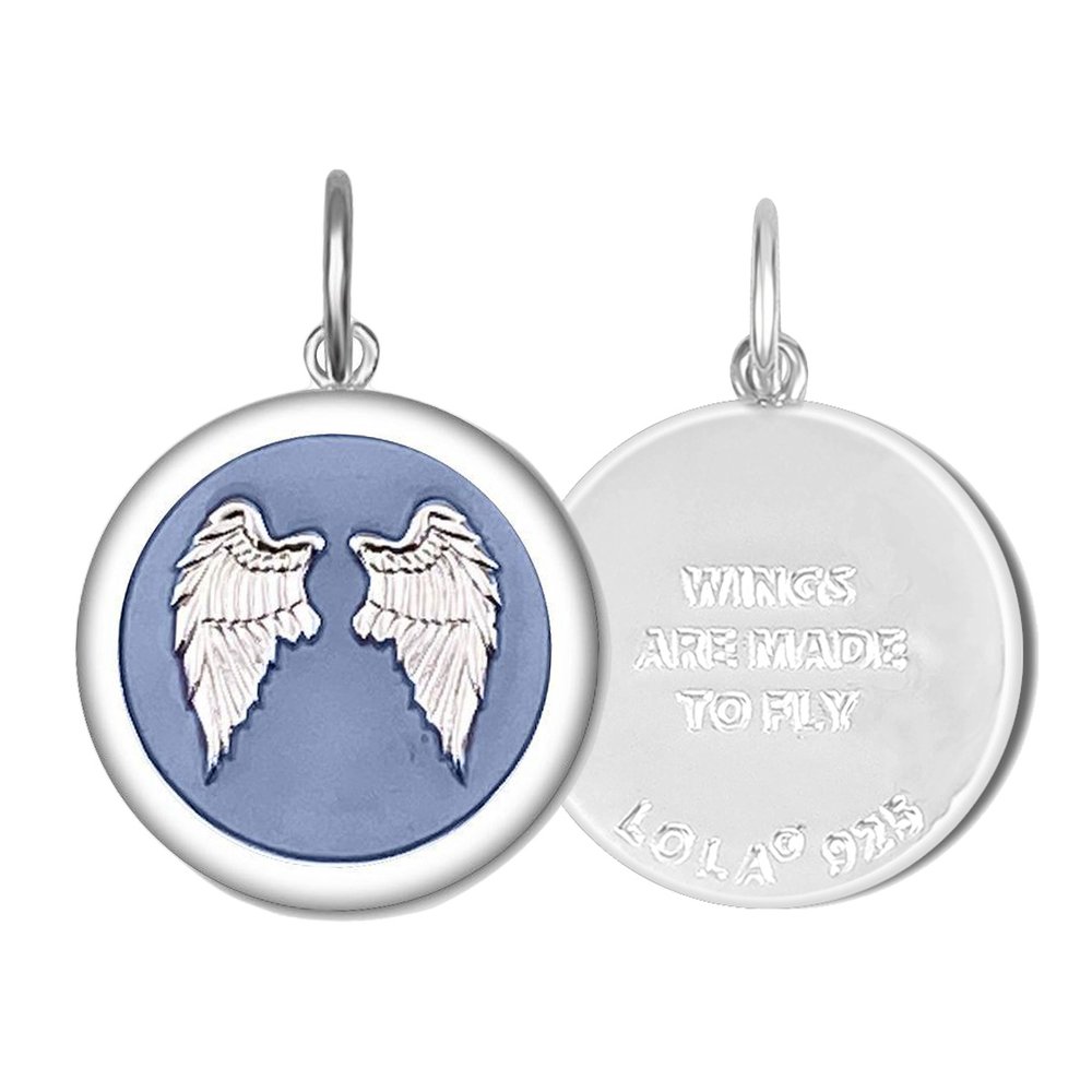 Wings Pendant Purple LOLA jewelry