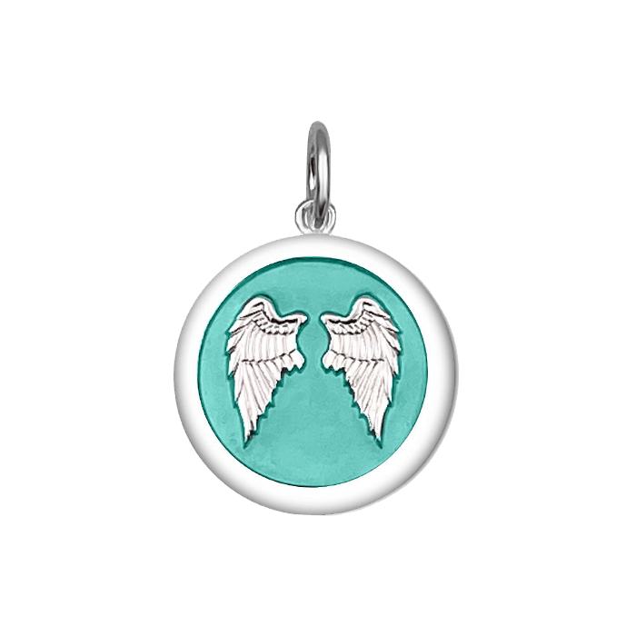 Wings Pendant Teal LOLA jewelry
