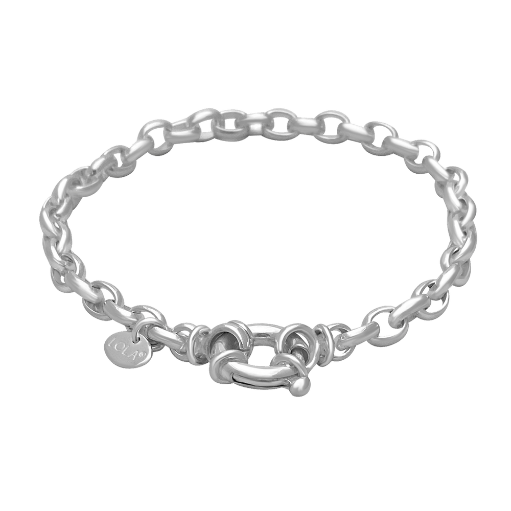 LOLA Small Rolo Silver Bracelet